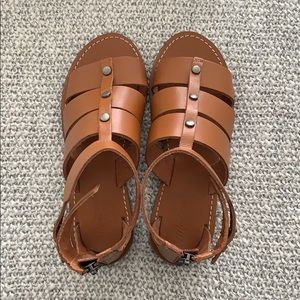 Madewell brown sandals worn once